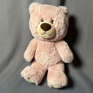 Aurora Teddy Bear Plush Blush Pink 12" Snuggle Softie Bear Stuffed Animal